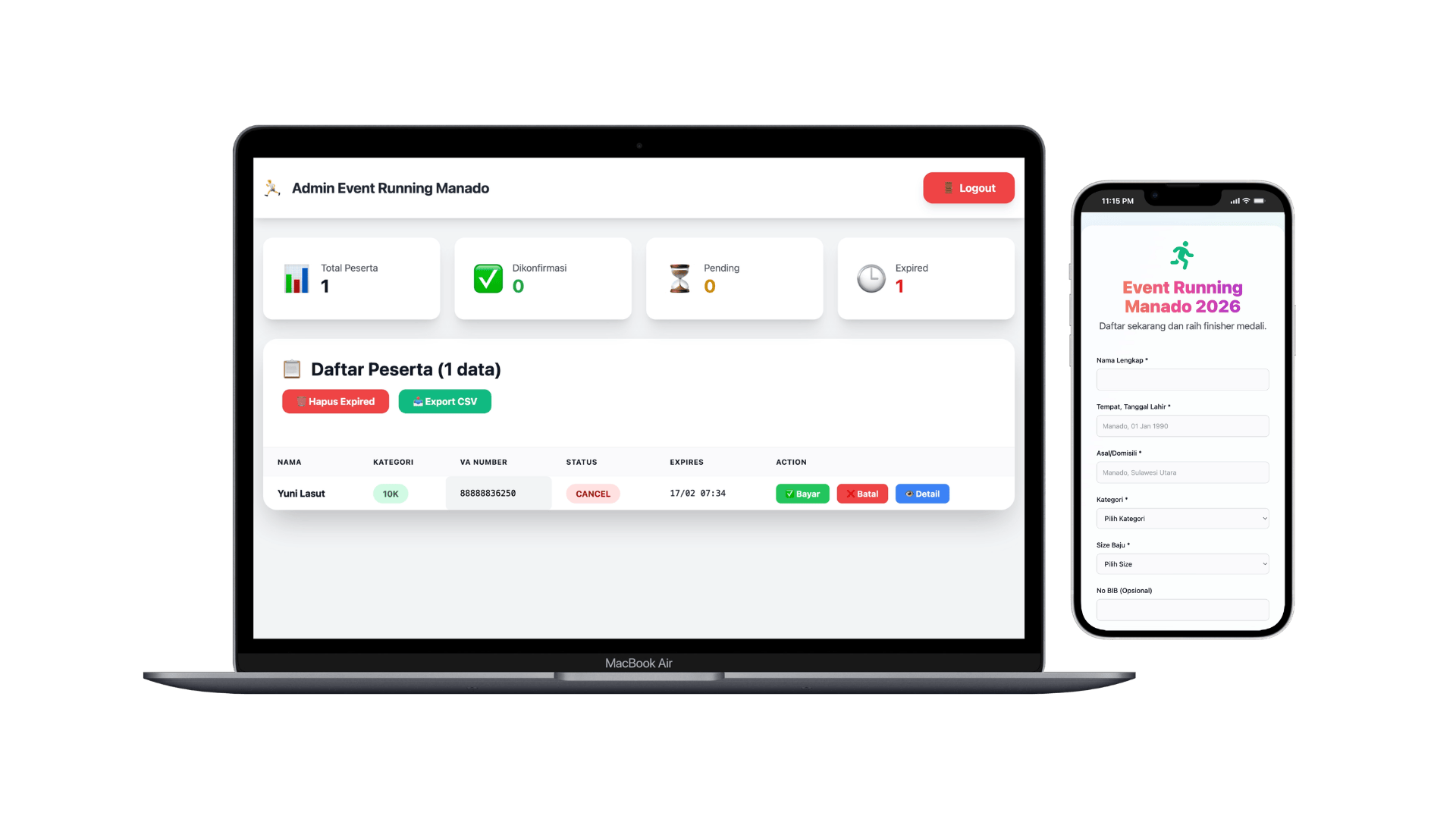 Event Running Manado